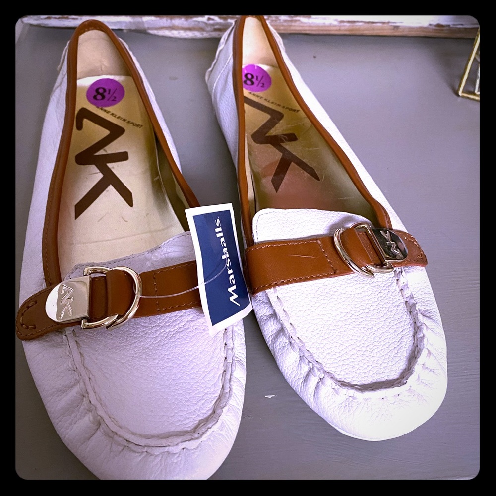 Anne Klein’s loafers